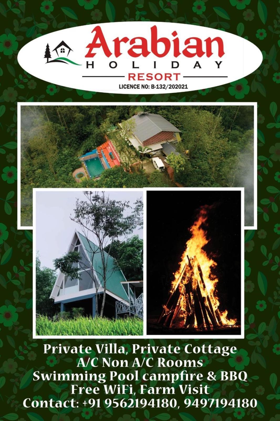 Arabian Holiday Resort With Swimming Pool In Idukki Calvary Mount Bagian luar foto